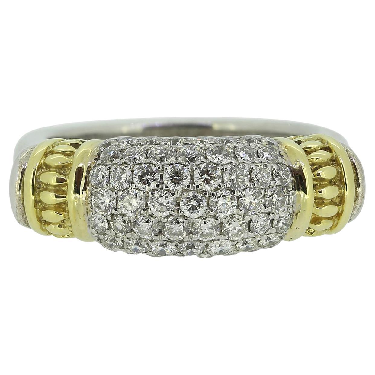 Bague vintage avec diamants de 0,80 carat