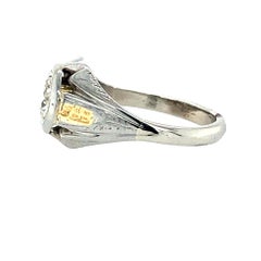 Vintage 0.85 Carat Diamond Men's Ring, circa 1930-1940