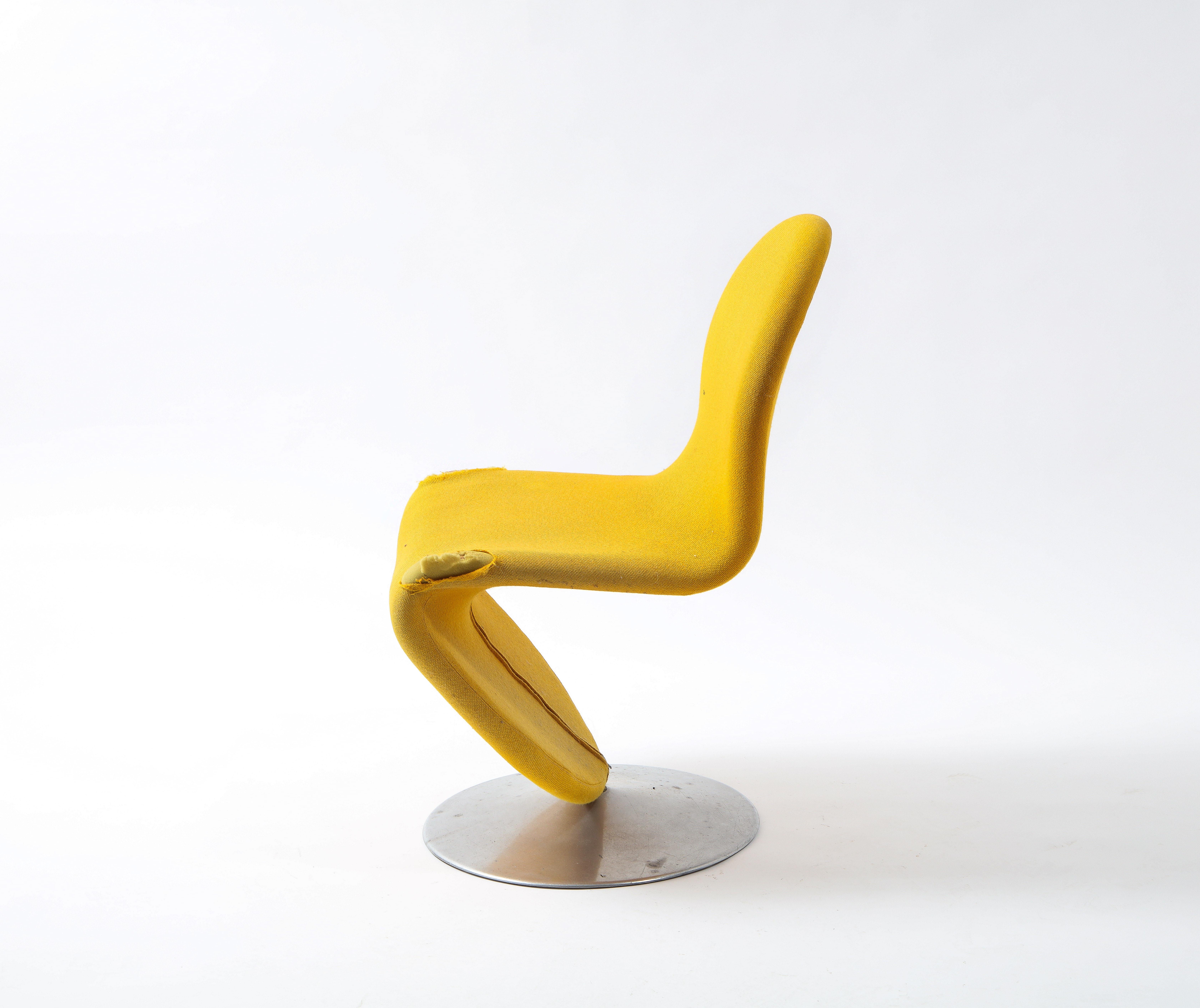 Late 20th Century Vintage 1-2-3 Lounge Chair by Verner Panton, Denmark 1970's