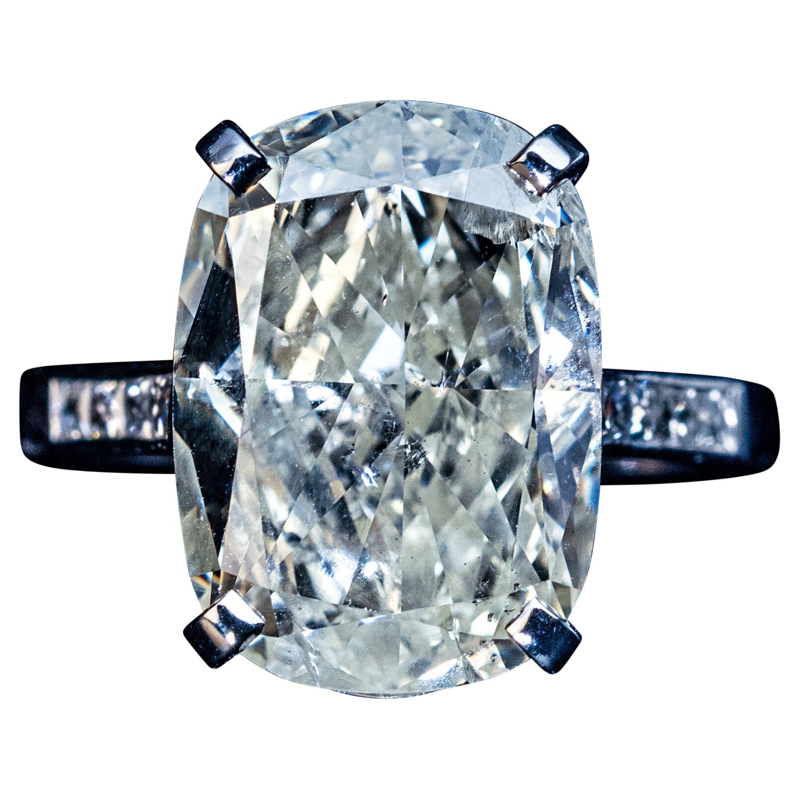 Bague Fiançailles Art Déco En Argent 925 Avec Moissanite 2.00CT VVS1 - Taille 3 à 14