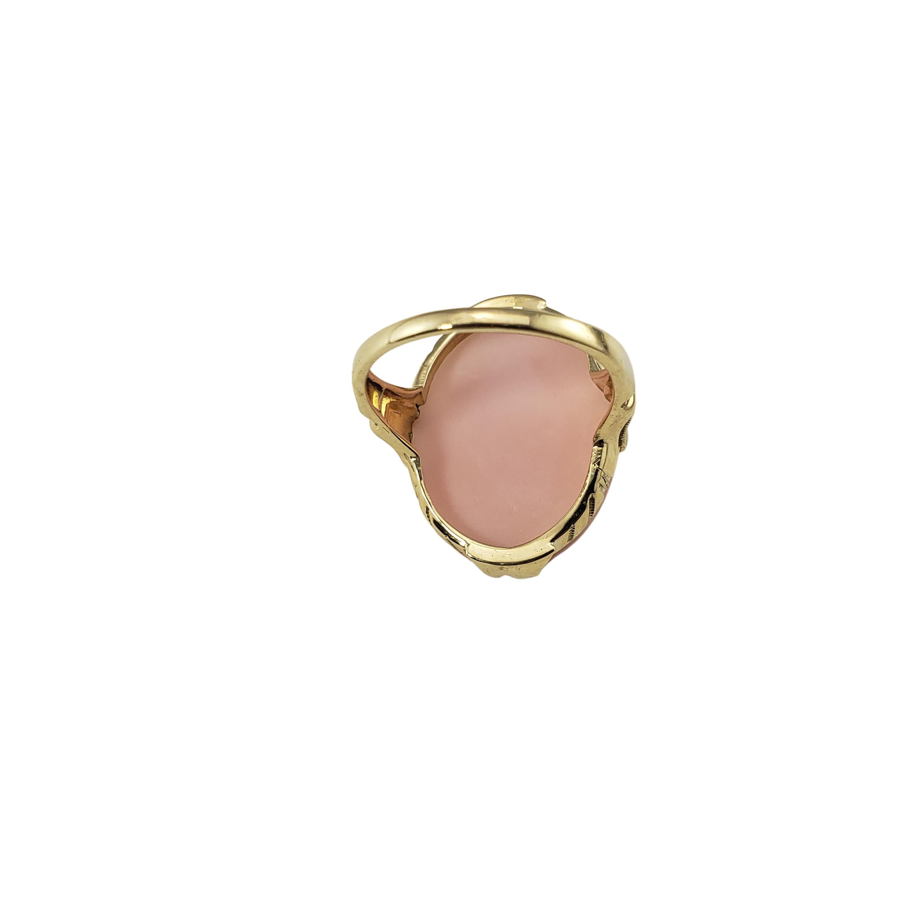 gold cameo ring vintage