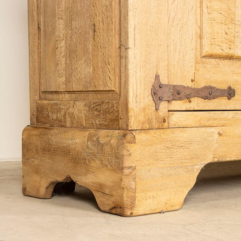Vintage Bleached Oak Sideboard Buffet from France 6