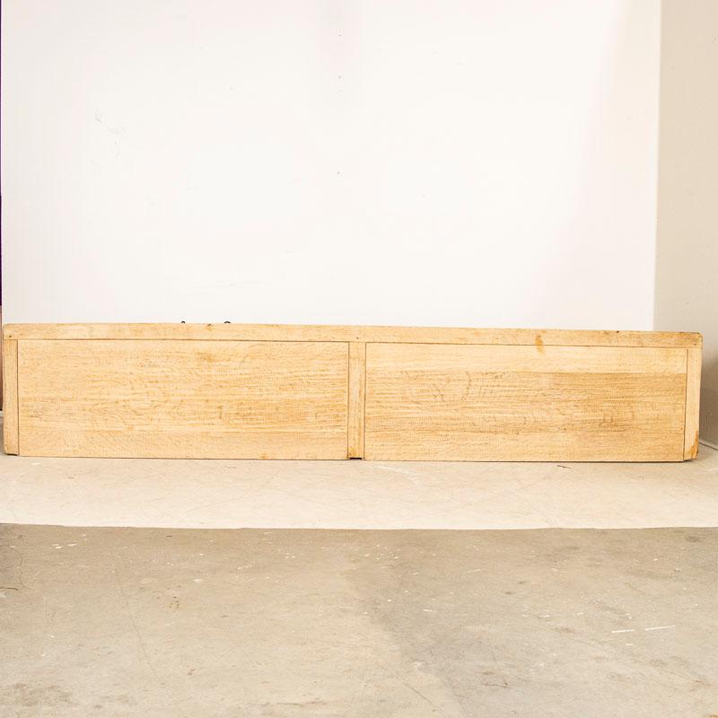 Vintage Bleached Oak Sideboard Buffet from France 7