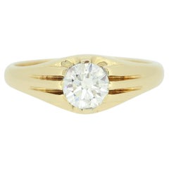 Anello gitano con diamante da 1.03 carati vintage