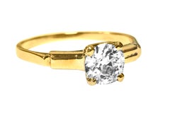 Vintage 1.03 Carat Solitaire Engagement Ring