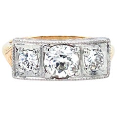 Vintage 1.05 Carat Diamond Ring 14 Karat