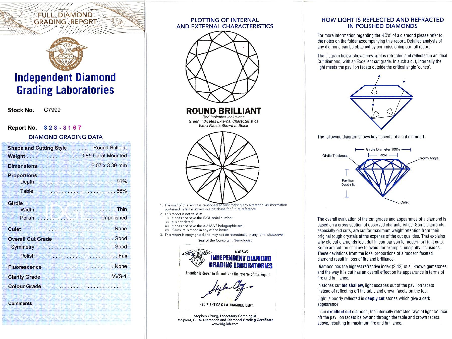 1,09 Karat Diamant-Cluster-Ring aus 18 Karat Weißgold im Angebot 7