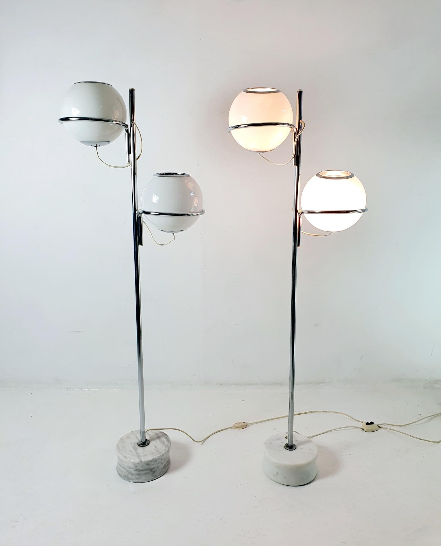 Floor Lamp Model 1094 by Gino Sarfatti Italy 1969 For Sale 4