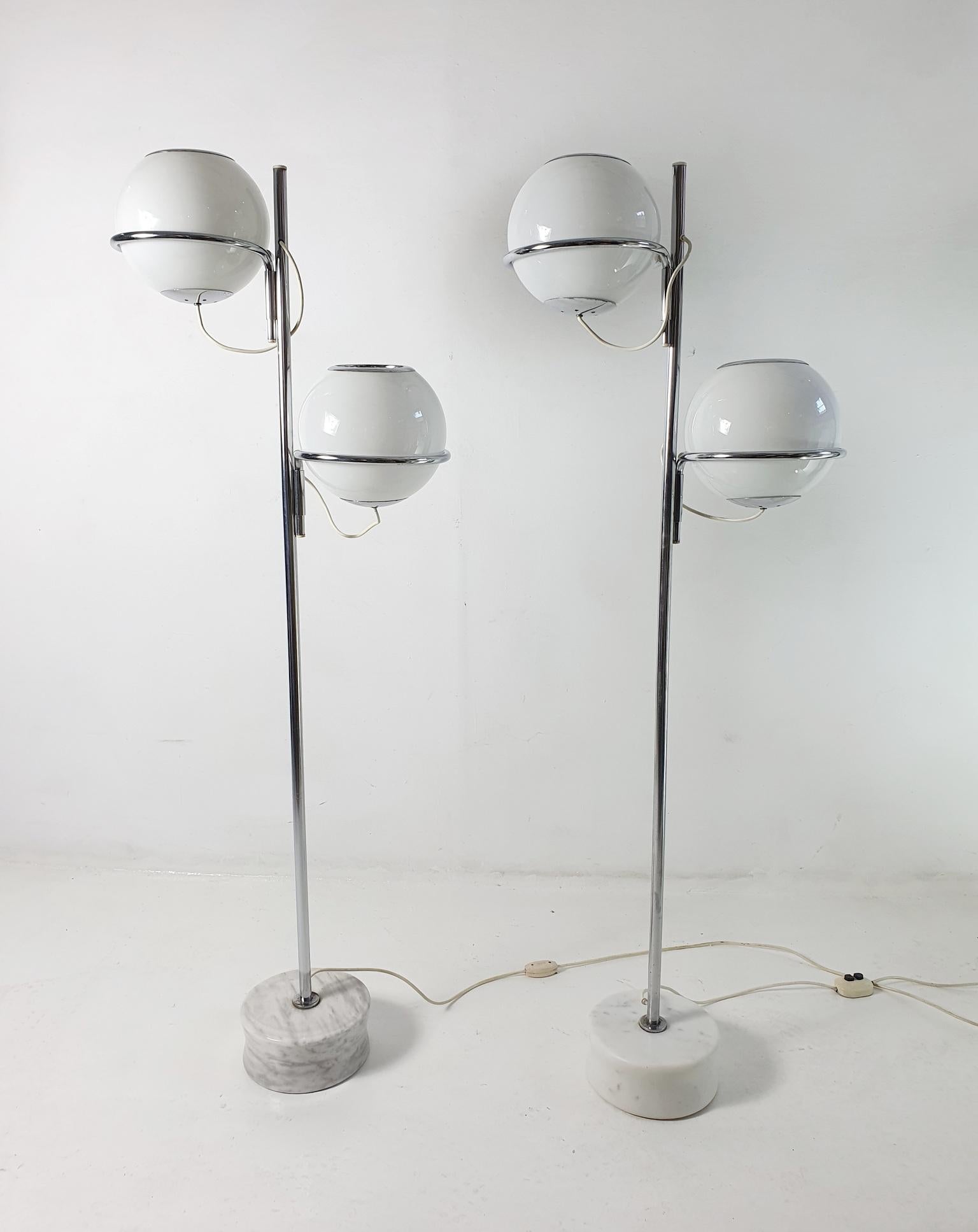 Floor Lamp Model 1094 by Gino Sarfatti Italy 1969 For Sale 3