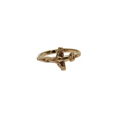 Vintage 10K Cross Ring