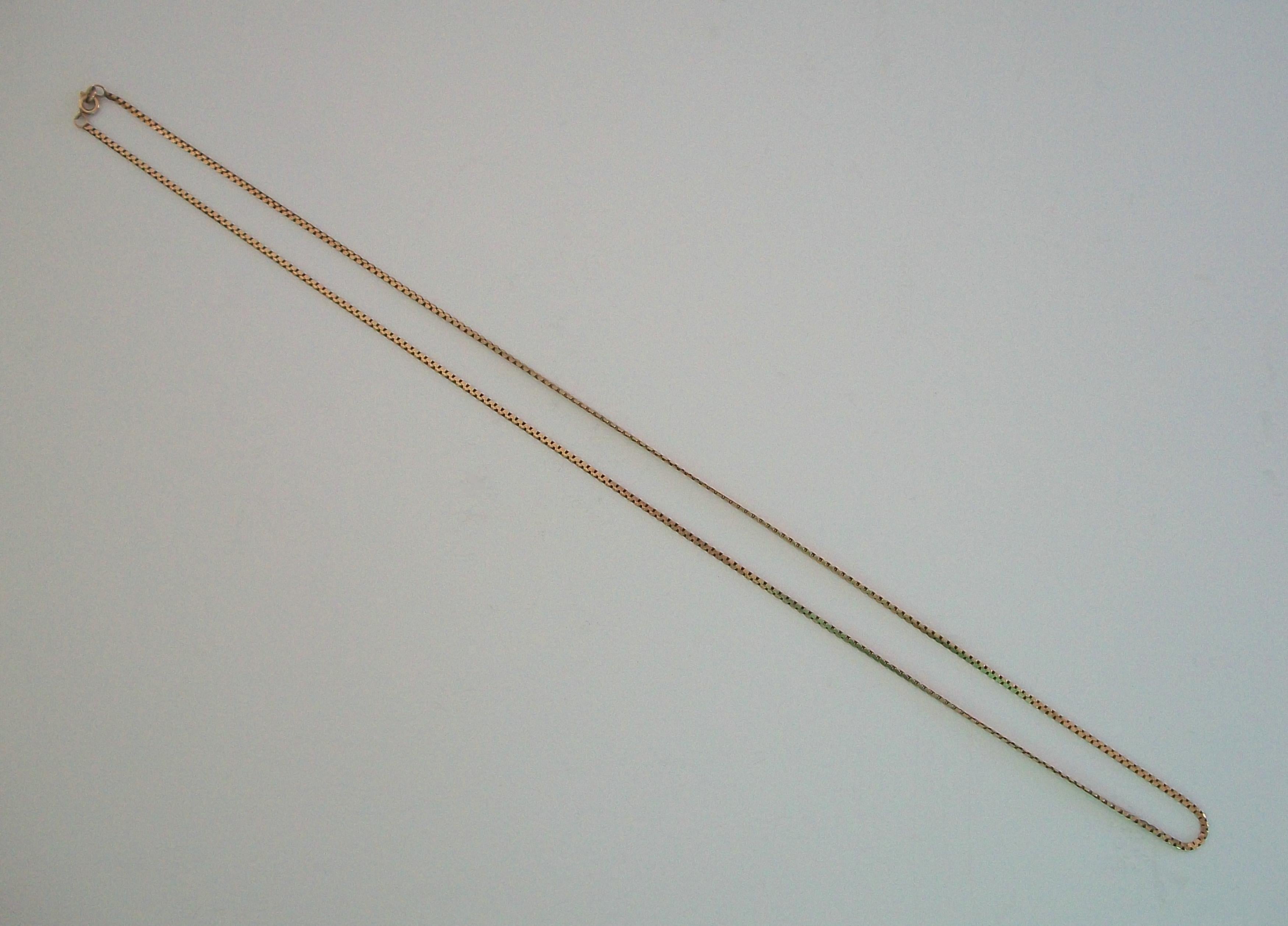 da uomo o donna Catena a serpente d'epoca in oro giallo 10K - Firmata - Stati Uniti - CIRCA 1980 in vendita