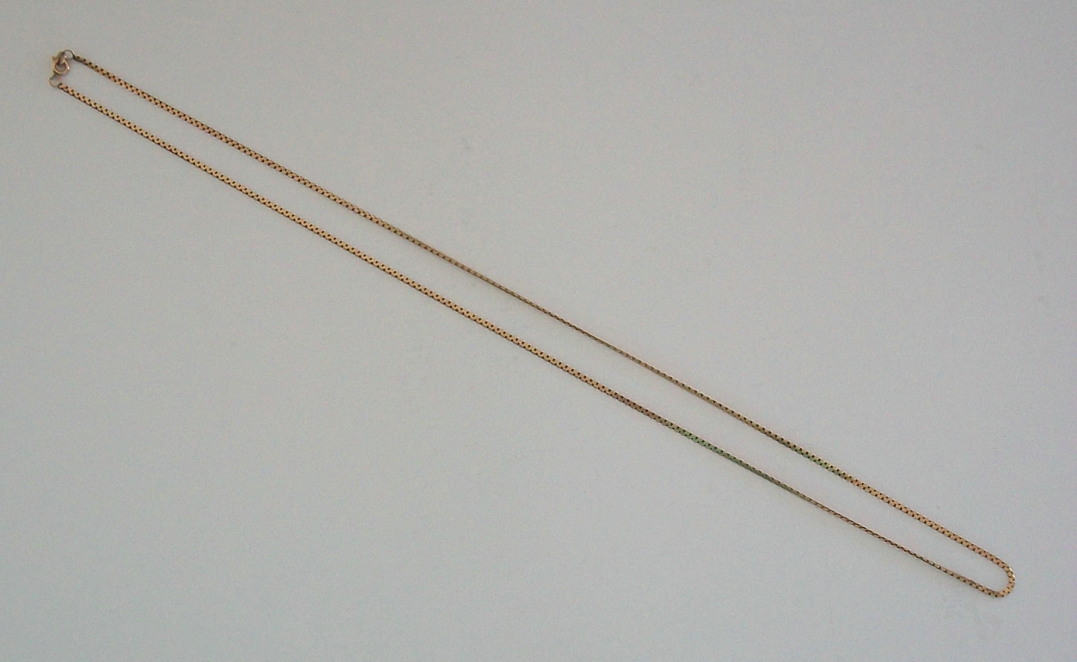 Catena a serpente d'epoca in oro giallo 10K - Firmata - Stati Uniti - CIRCA 1980 in vendita 1