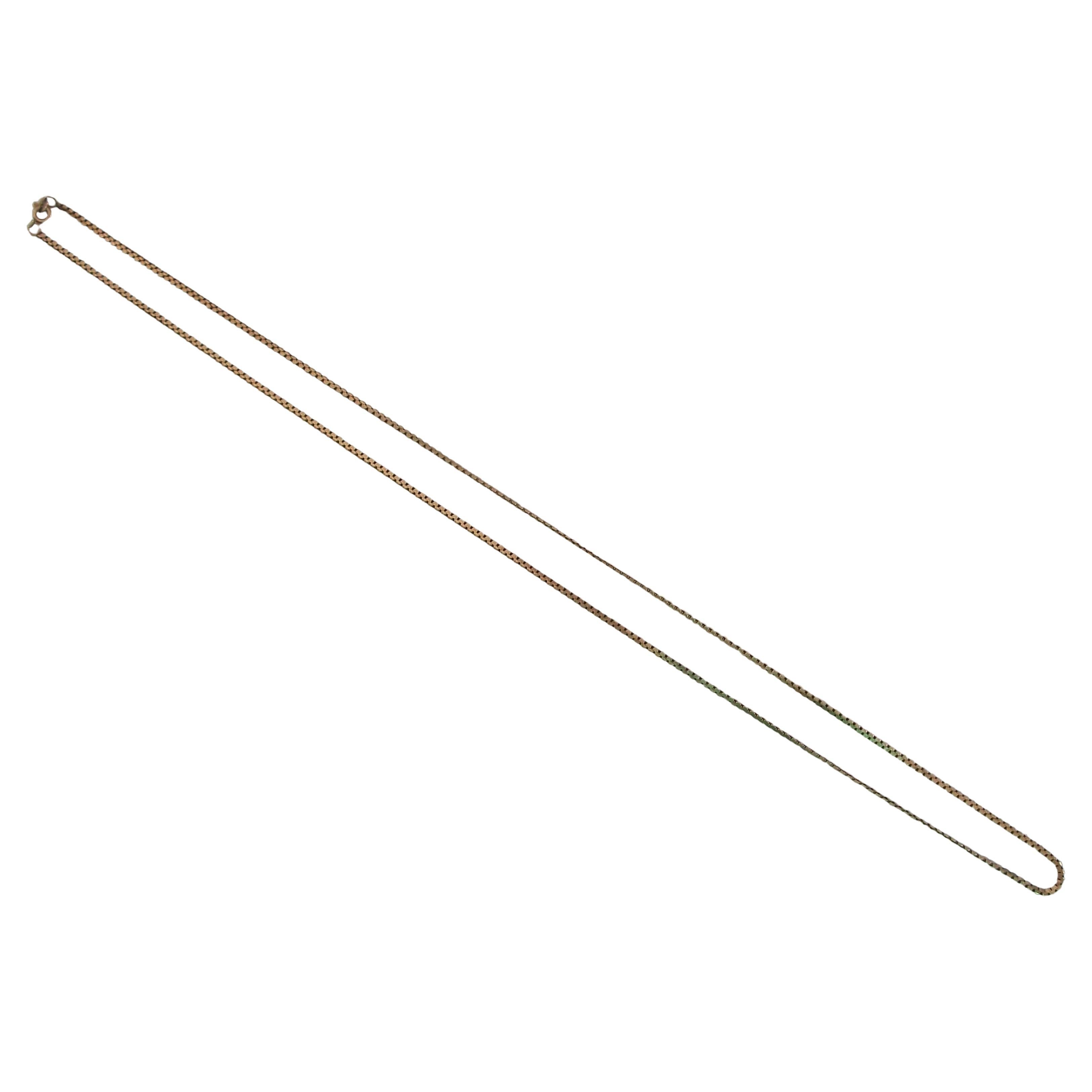 Catena a serpente d
epoca in oro giallo 10K - Firmata - Stati Uniti - CIRCA 1980