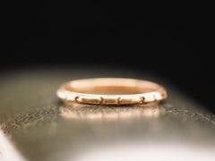 Vintage 10K Yellow Gold Wedding Band