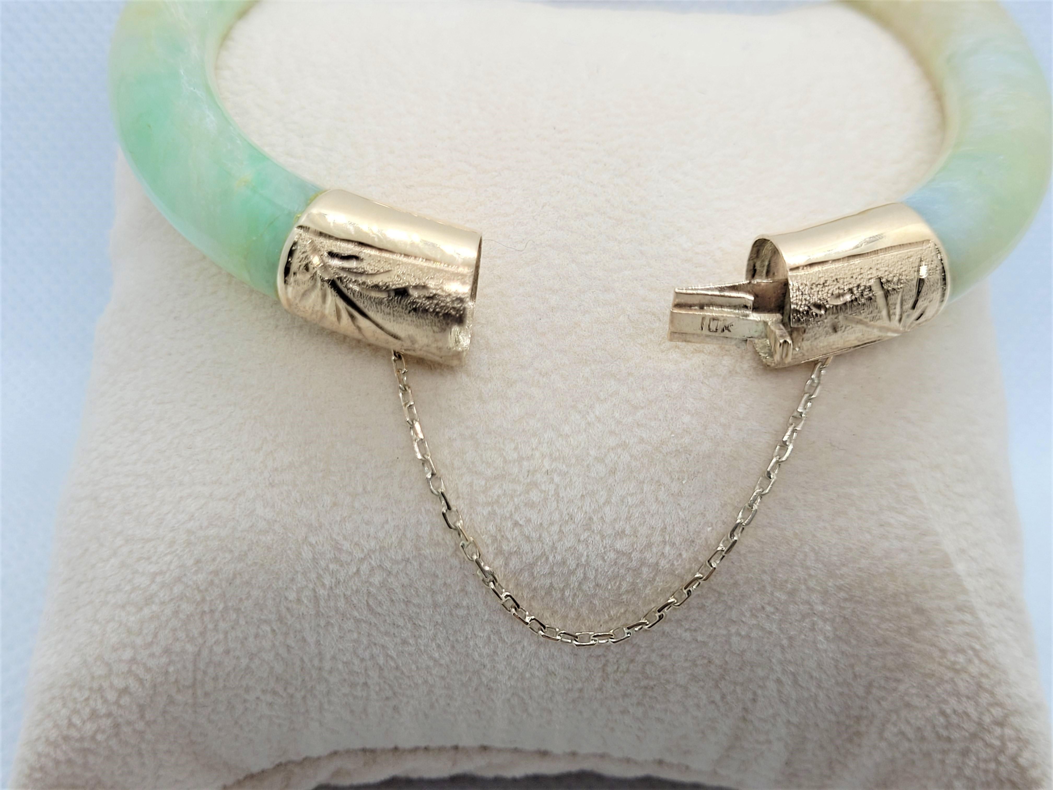 gold jade bracelet