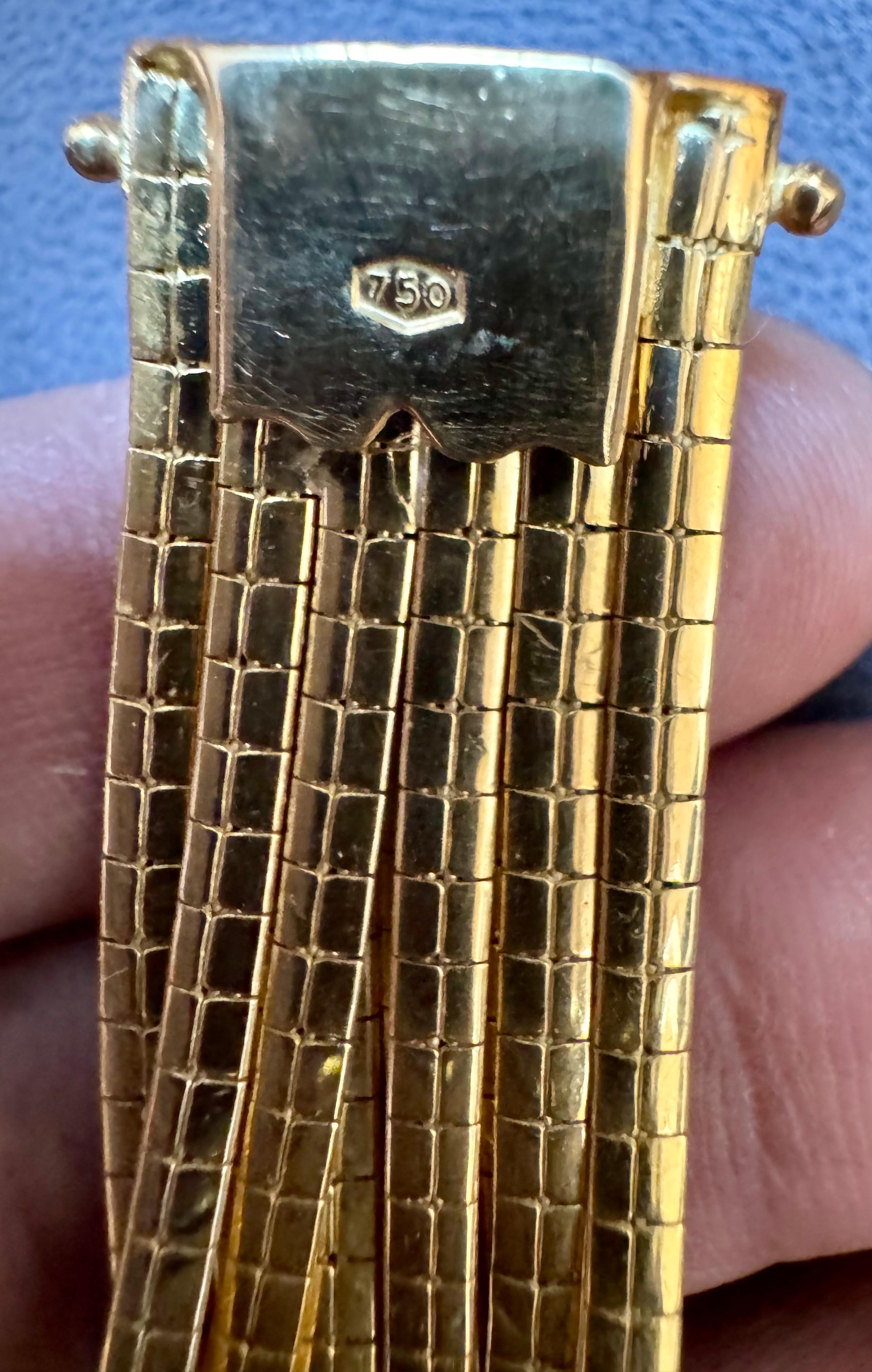 Vintage By 11 Bangle Combinato Oro Martellato  Bracciale in oro giallo 18 Kt, 69 gm 7