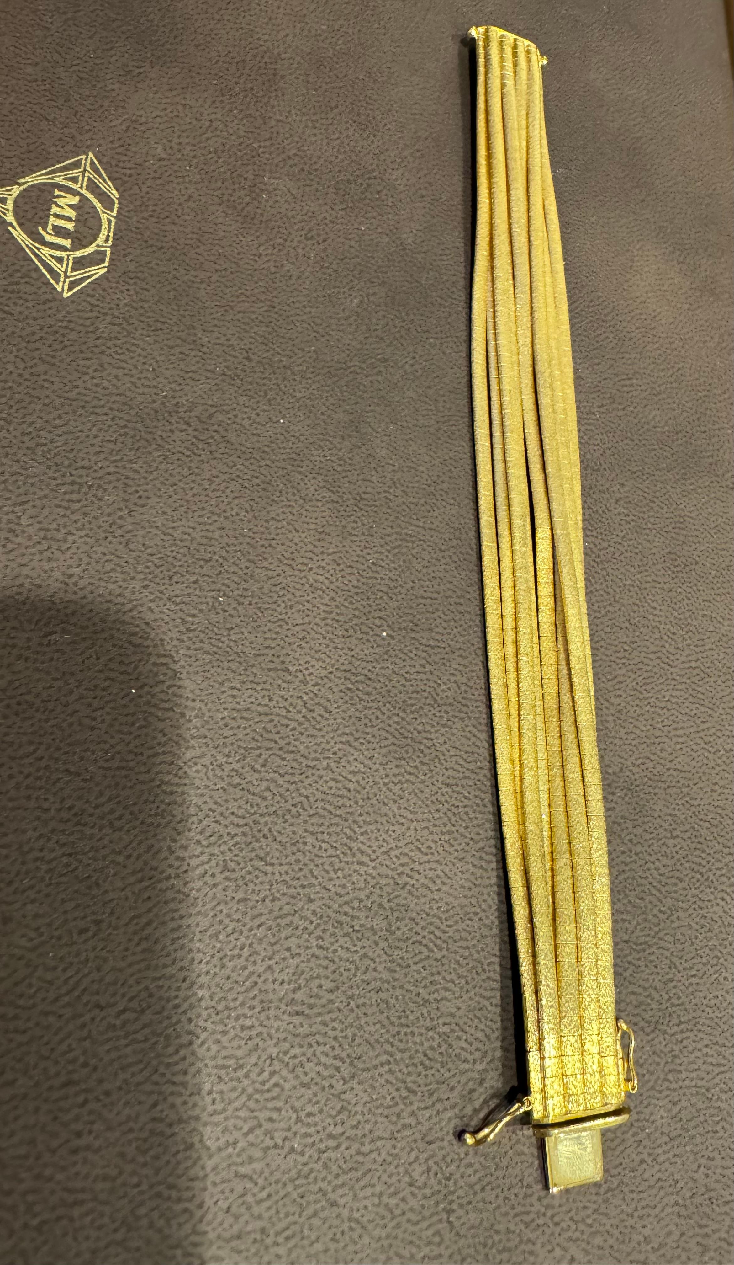 Donna Vintage By 11 Bangle Combinato Oro Martellato  Bracciale in oro giallo 18 Kt, 69 gm