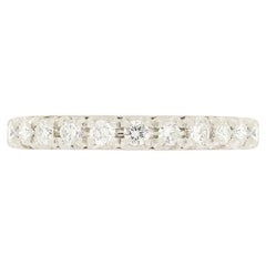 Anillo de eternidad de diamantes vintage de 1,10 ct, c.1950