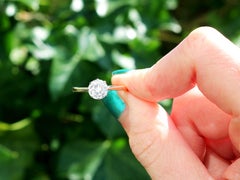 Vintage 1.12 Carat Diamond Solitaire Engagement Ring in 18k Yellow Gold