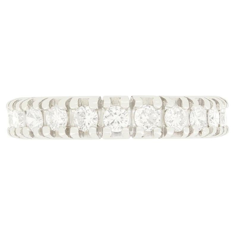 Vintage 1.15ct Diamond Full Eternity Ring, c.1960s