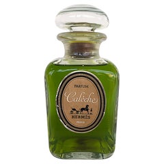 Flacon de parfum vintage Caleche Factice Hermès Paris en cristal