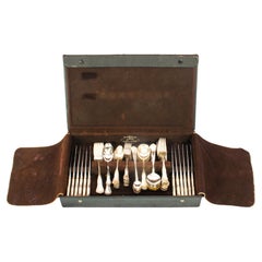 Retro 12 Place Settings Gorham 77 Piece Canteen of Cutlery Mid 20c