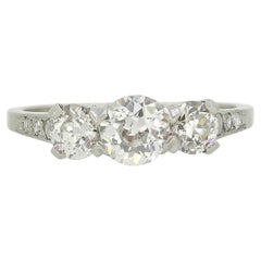 Used 1.20 Carat Diamond Three Stone Ring