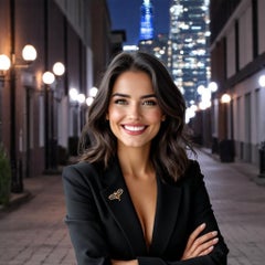 Broche vintage de 1,20 pouce en diamant, or platine, perle, rubis et diamant de 0,30 carat