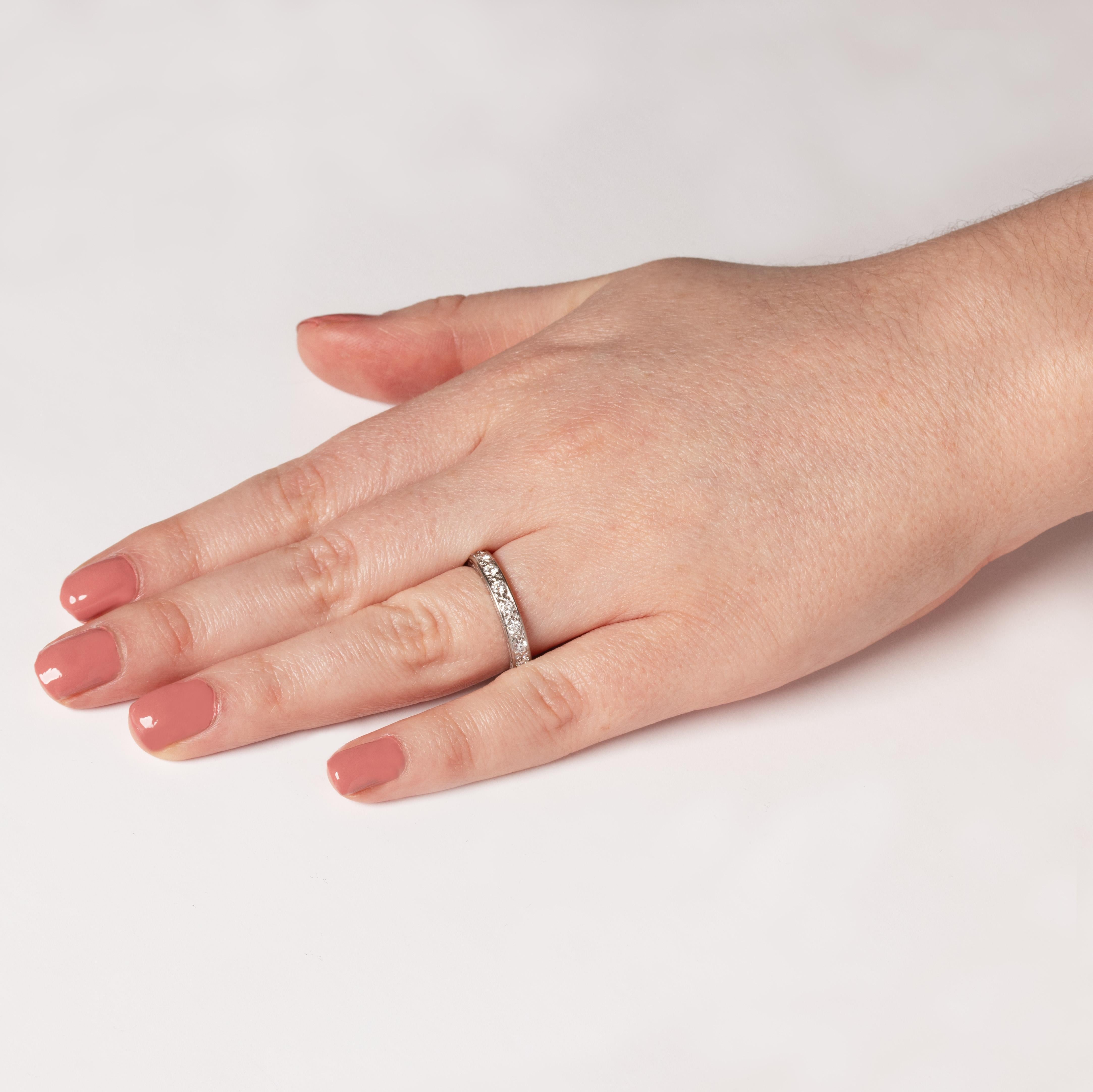 Anillo de diamantes vintage de 1,20 ct, c.1960 en Bueno estado para la venta en London, GB