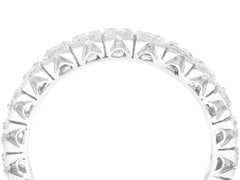 Vintage 1.20ct Diamond, Platinum and Palladium Full Eternity Ring