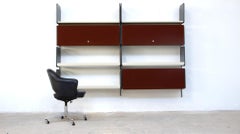 Vintage 1220 Action Office George Nelson bookcase for Herman Miller