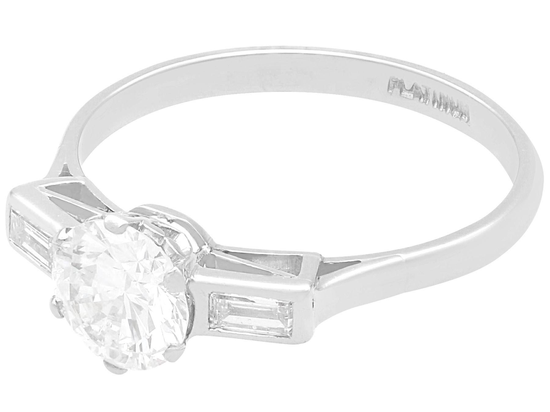 1.28 carat diamond ring