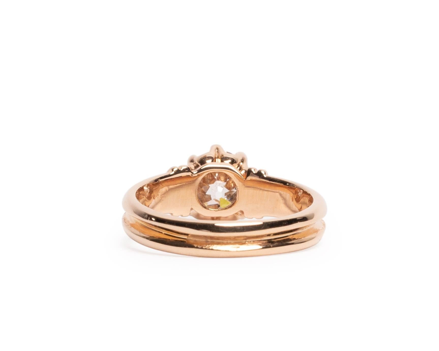 14k rose gold ring
