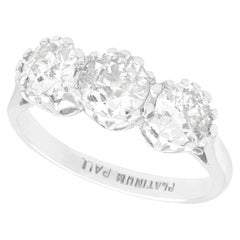Vintage 1.32 Carat Diamond and Palladium Trilogy Ring
