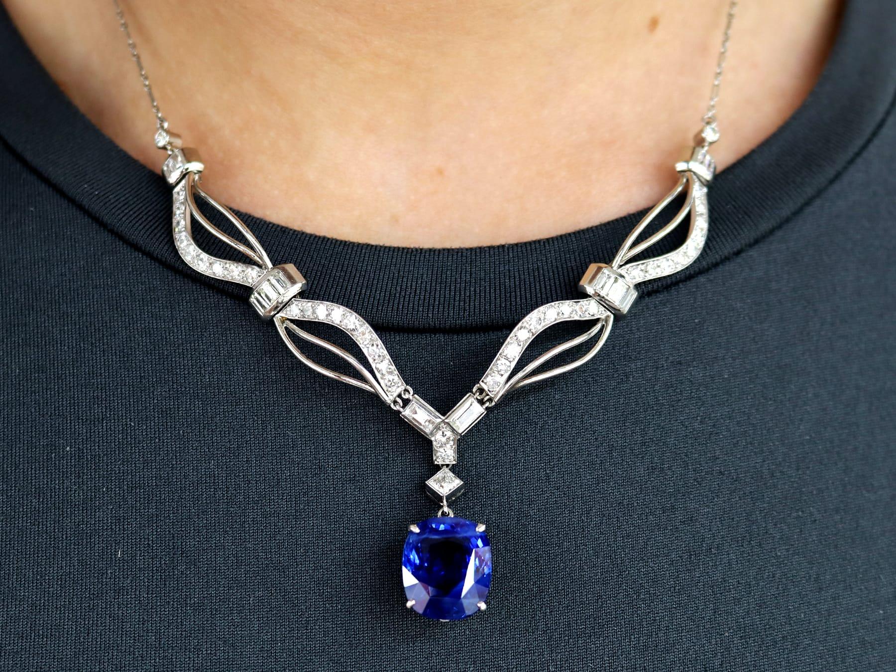antique sapphire necklace