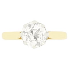 Vintage 1.35ct Diamond Solitaire Ring, c.1960s