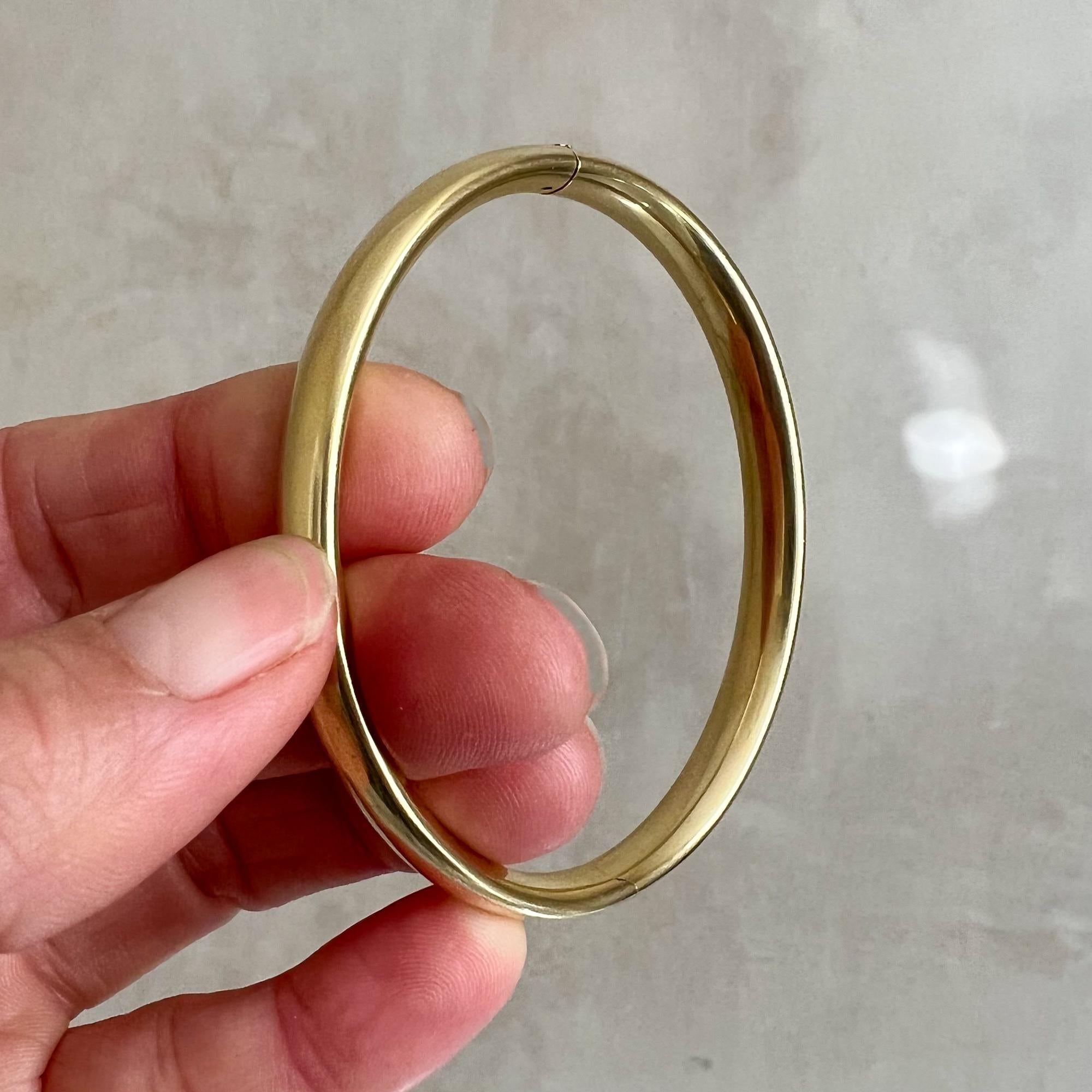 vintage 14k gold bangle bracelets