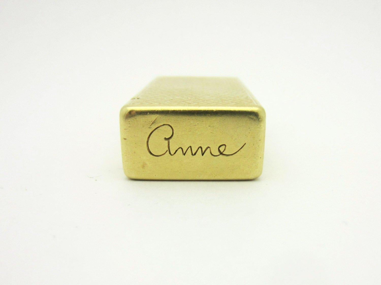 solid gold dunhill lighter