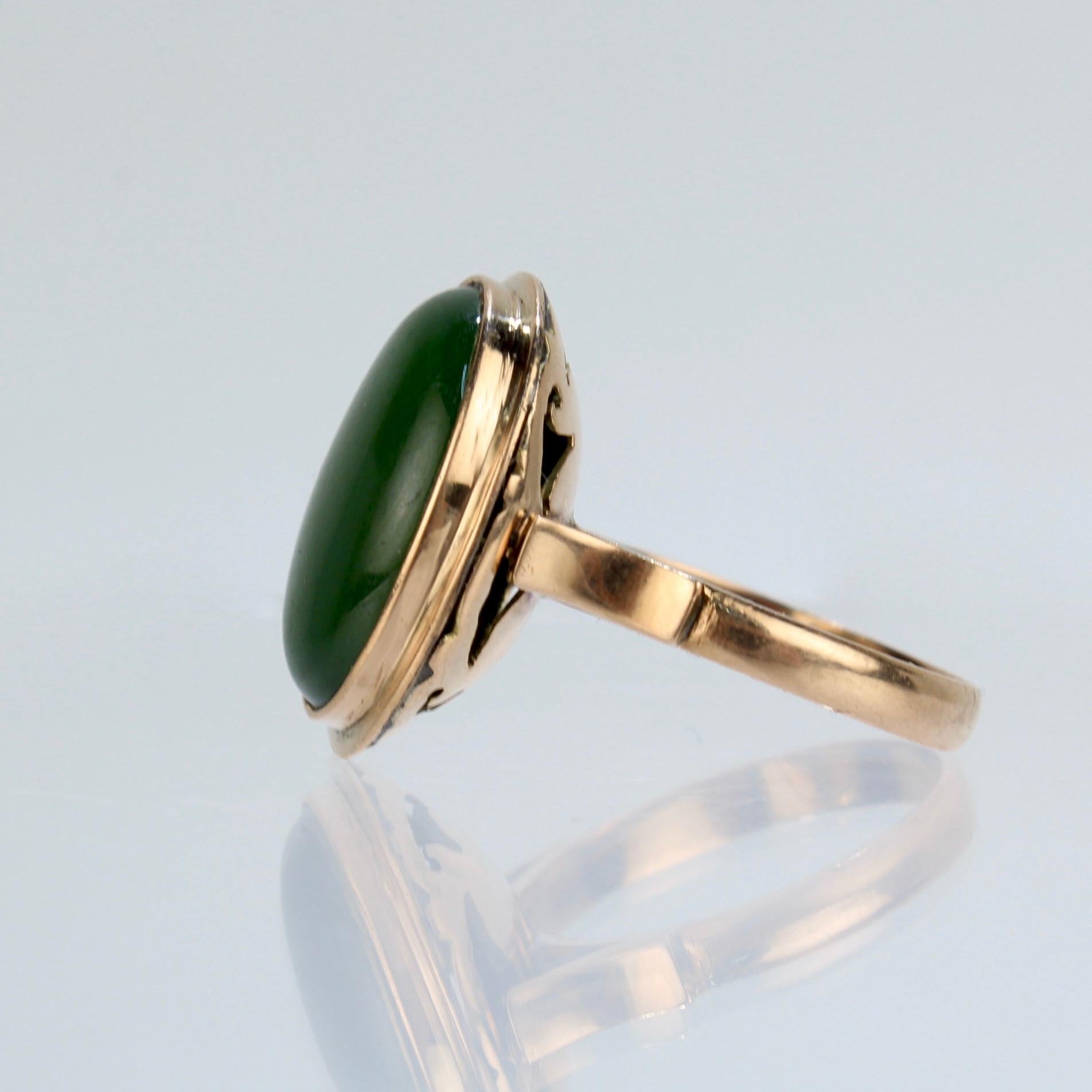 vintage jade rings