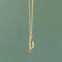 Vintage 14 Karat Gold Trumpet Charm Pendant