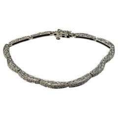 14 Karat White Gold and Diamond Bracelet