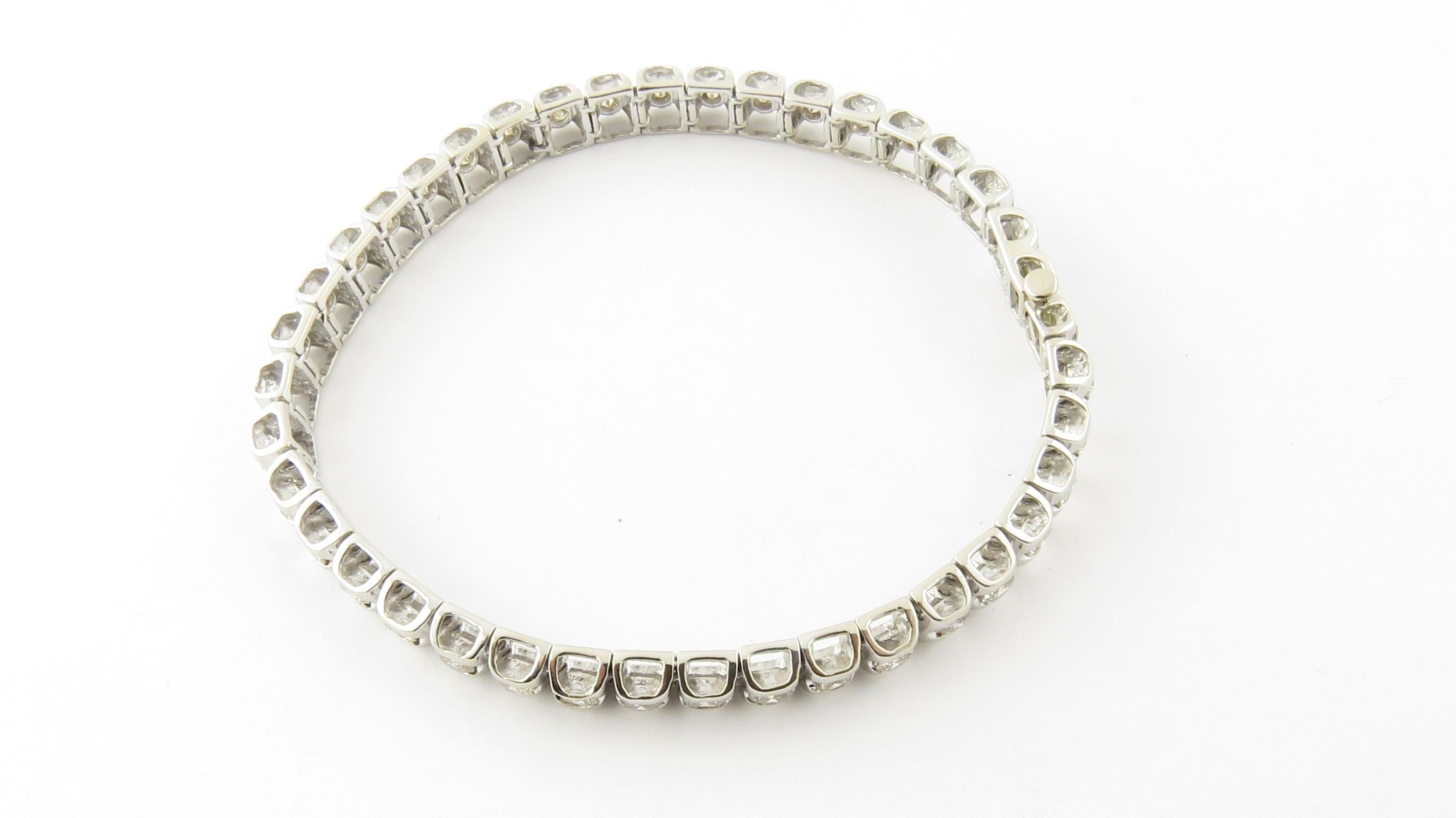 De las mujeres Pulsera vintage de oro blanco de 14 quilates con diamantes 3,20 quilates Twt en venta
