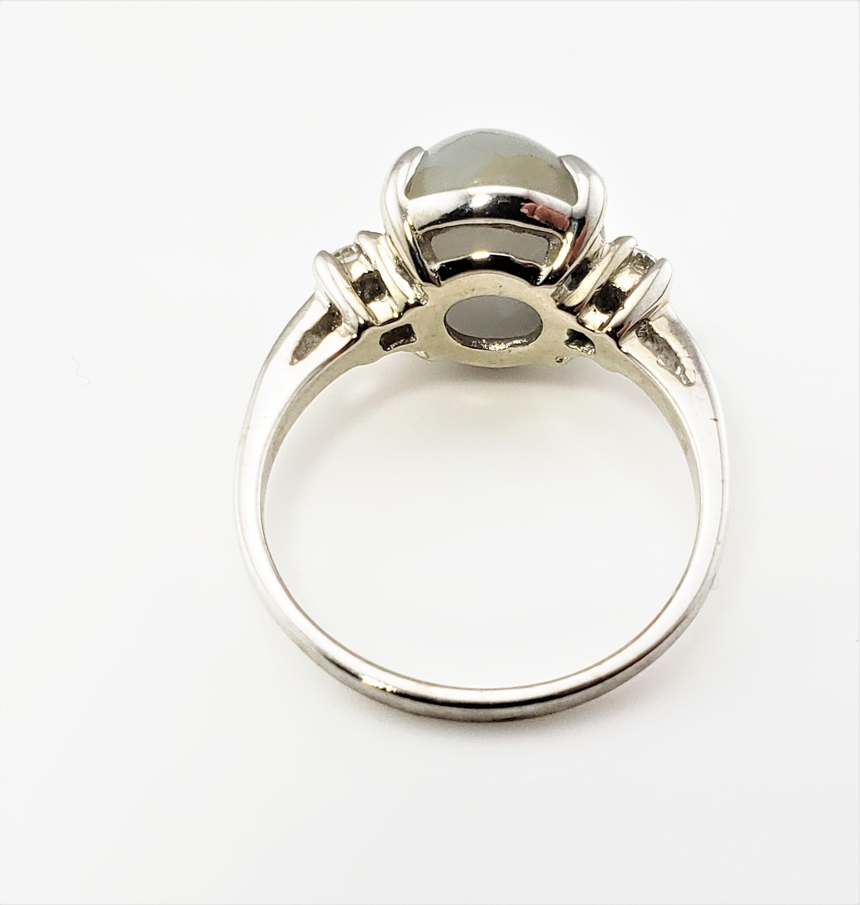 grey star sapphire ring