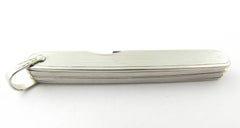 Vintage 14-Karat White Gold Haynes Stellite Pocket Knife #2781