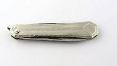 Vintage 14-Karat White Gold Pocket Fruit Knife #192