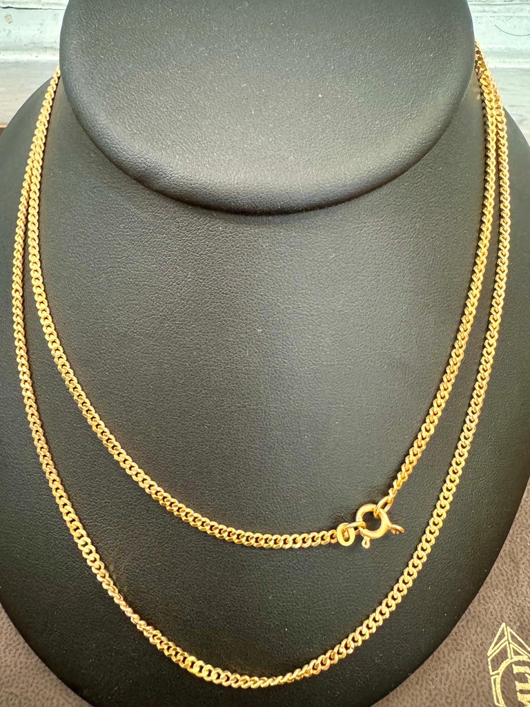 Collana Fabiani a maglia catena in oro giallo 9Kt - Fabiani Gioiellerie