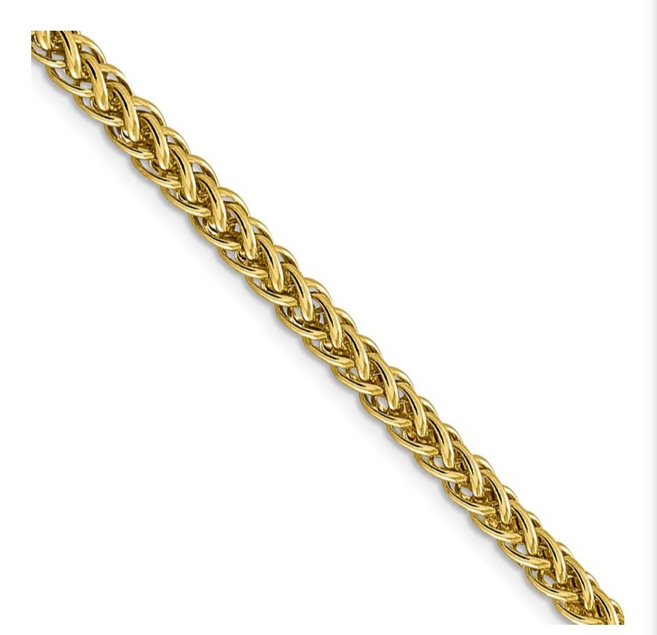 Vintage 14 Karat Yellow Gold 70 Gm, Wheat Chain Necklace Opera 4