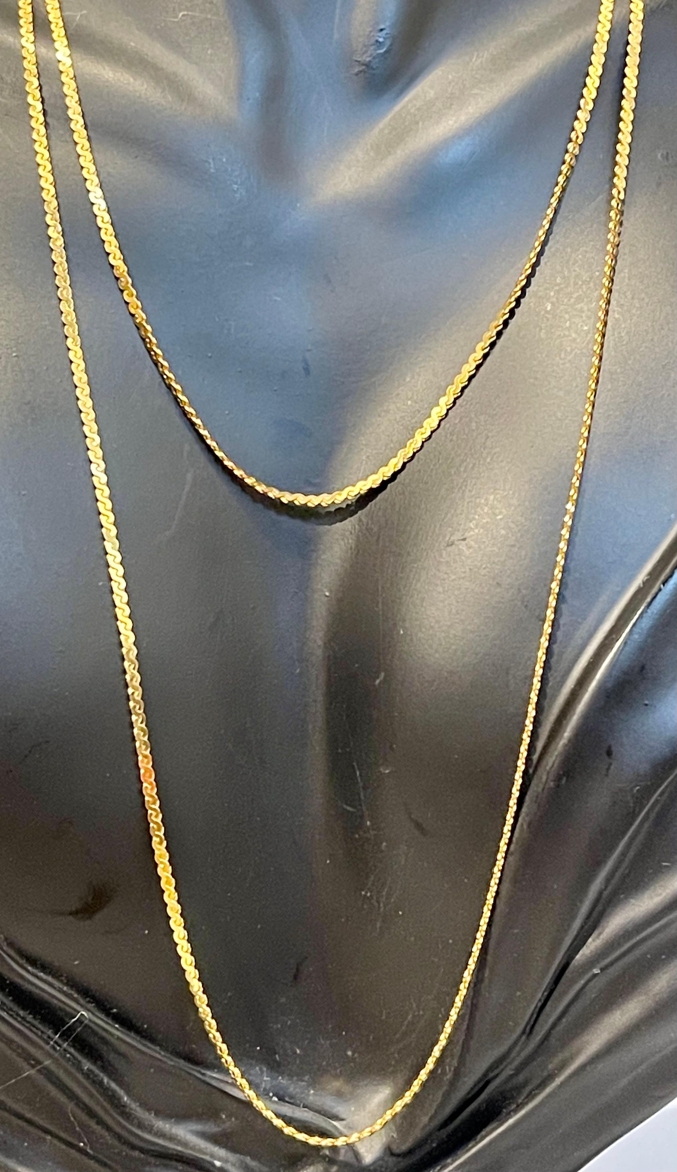 Vintage 14 Karat Yellow Gold 8 Gm Chain Necklace 1