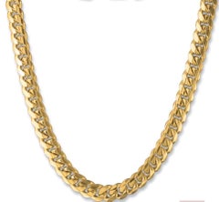 Vintage 14 Karat Yellow Gold 84 Gm Cuban link Chain Unisex, 24 INCH, 11MM WIDE