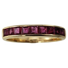 Antique 14 Karat Yellow Gold and Ruby Ring